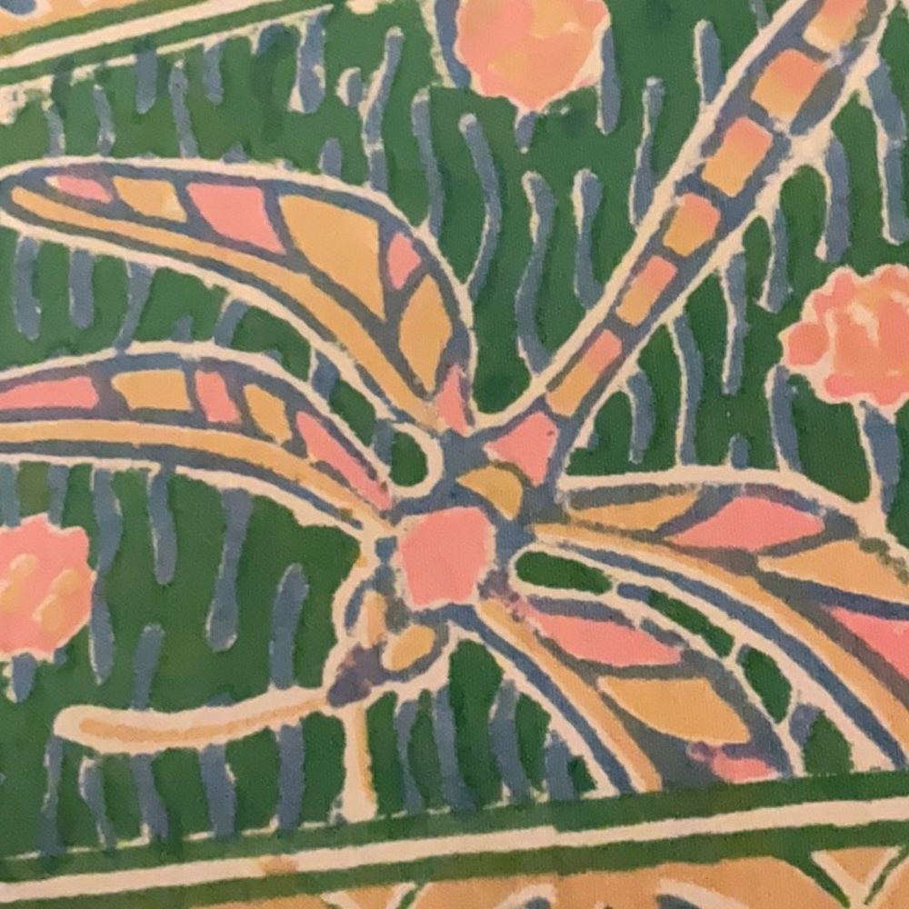 Wonderful hand screened placemats!  Set of 6. Beautiful design and colors!  Nice - Picture 2 of 7